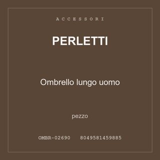 Perletti Ombrello lungo uomo — pezzo
