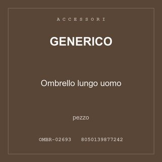 Generico Ombrello lungo uomo — pezzo