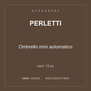 Perletti Ombrello mini automatico — conf. 25 pz