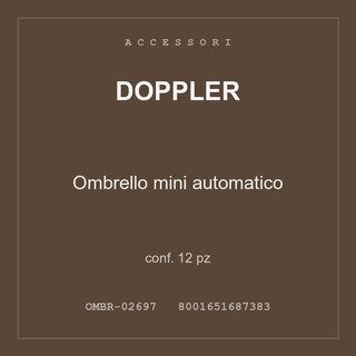 Doppler Ombrello mini automatico — conf. 6 pz