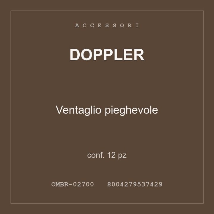 Doppler Ventaglio pieghevole — conf. 6 pz