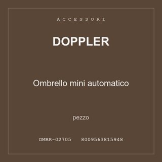 Doppler Ombrello mini automatico — conf. 3 pz