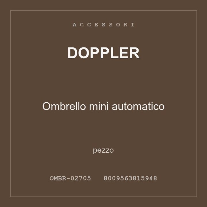 Doppler Ombrello mini automatico — conf. 3 pz