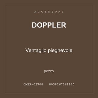 Doppler Ventaglio pieghevole — pezzo