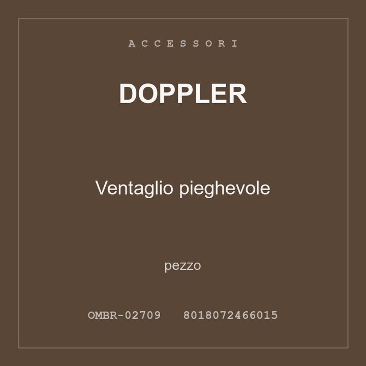 Doppler Ventaglio pieghevole — conf. 2 pz