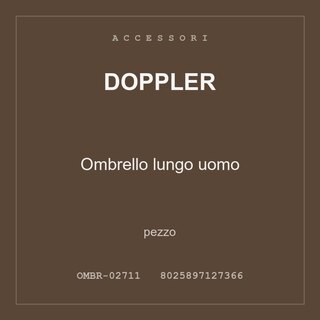 Doppler Ombrello lungo uomo — conf. 2 pz