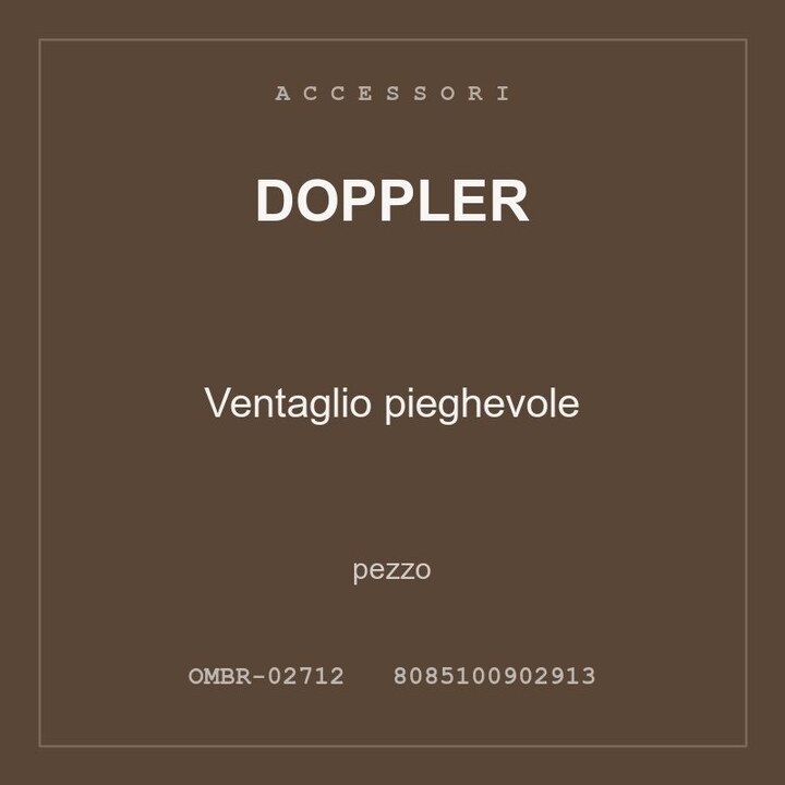 Doppler Ventaglio pieghevole — conf. 3 pz