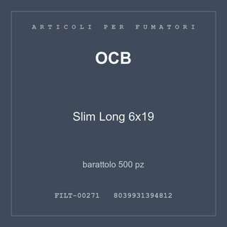 POP FILTERS SLIM 6MM XL EXTRA LUNGHI