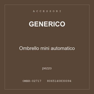 Generico Ombrello mini automatico — conf. 2 pz