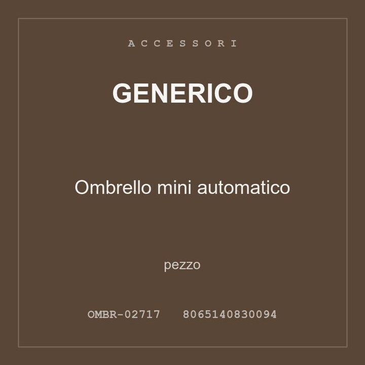 Generico Ombrello mini automatico — conf. 2 pz
