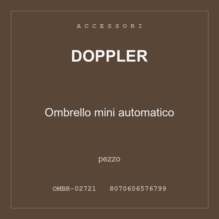 Doppler Ombrello mini automatico — conf. 4 pz