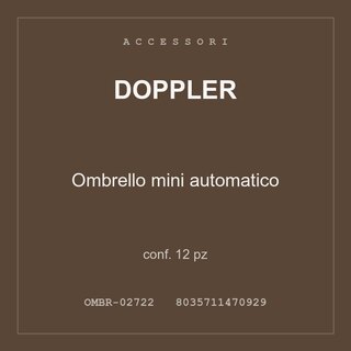 Doppler Ombrello mini automatico — conf. 25 pz