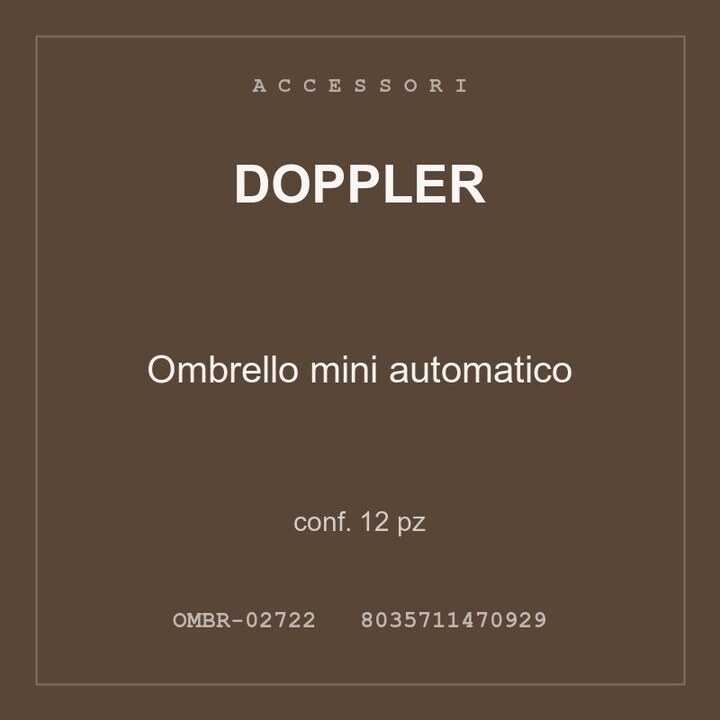 Doppler Ombrello mini automatico — conf. 25 pz