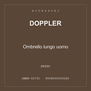 Doppler Ombrello lungo uomo — conf. 8 pz