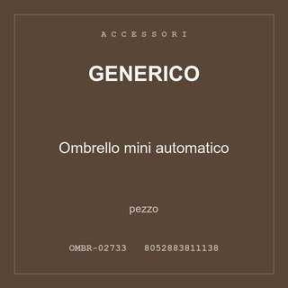 Generico Ombrello mini automatico — conf. 3 pz