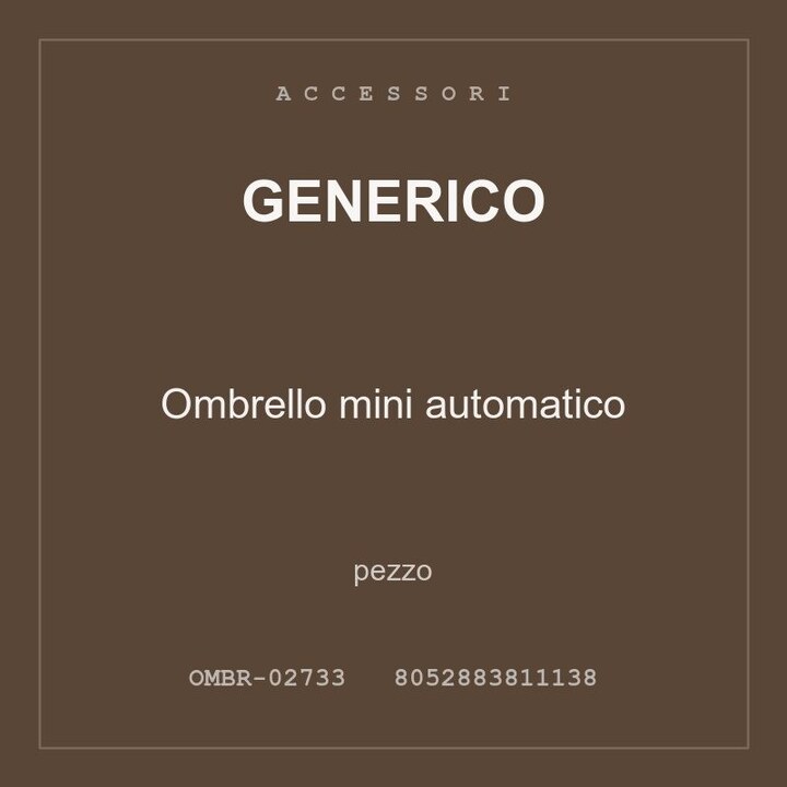 Generico Ombrello mini automatico — conf. 3 pz