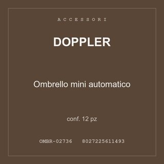 Doppler Ombrello mini automatico — conf. 15 pz