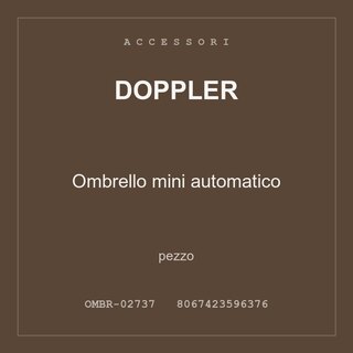 Doppler Ombrello mini automatico — conf. 8 pz