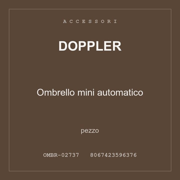 Doppler Ombrello mini automatico — conf. 8 pz