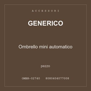 Generico Ombrello mini automatico — conf. 4 pz