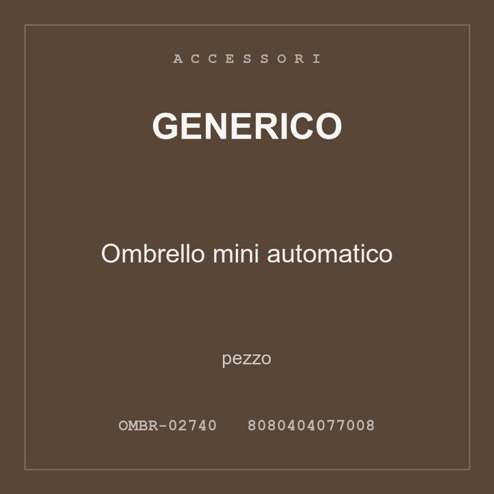 Generico Ombrello mini automatico — conf. 4 pz