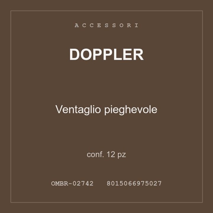 Doppler Ventaglio pieghevole — conf. 25 pz