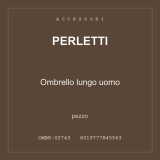 Perletti Ombrello lungo uomo — conf. 4 pz