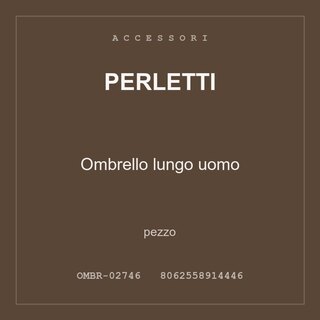 Perletti Ombrello lungo uomo — conf. 6 pz