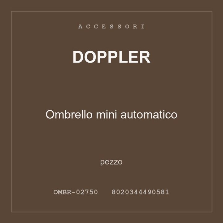 Doppler Ombrello mini automatico — pezzo singolo