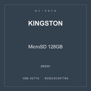 Kingston MicroSD 128GB — pezzo