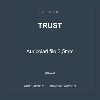 Trust Auricolari filo 3,5mm — pezzo