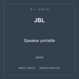 JBL Speaker portatile — conf. 2 pz