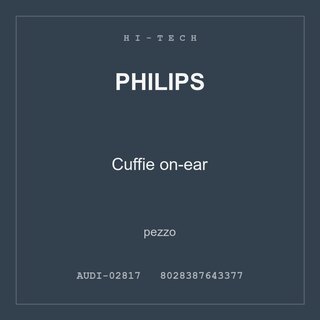 Philips Cuffie on-ear — pezzo