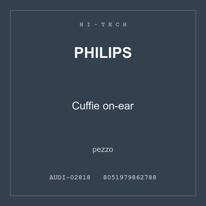 Philips Cuffie on-ear — conf. 2 pz