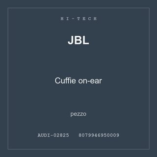 JBL Cuffie on-ear — pezzo