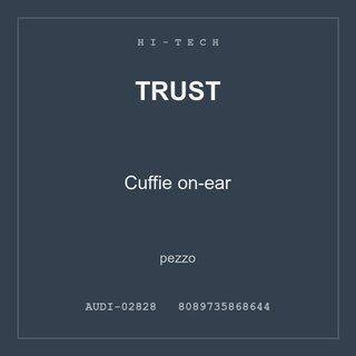 Trust Cuffie on-ear — conf. 2 pz