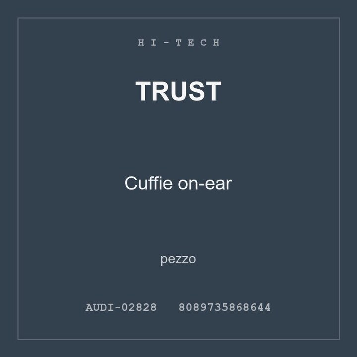 Trust Cuffie on-ear — conf. 2 pz