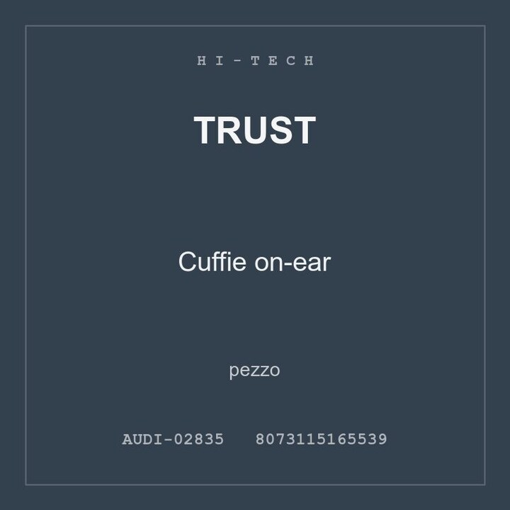 Trust Cuffie on-ear — conf. 3 pz