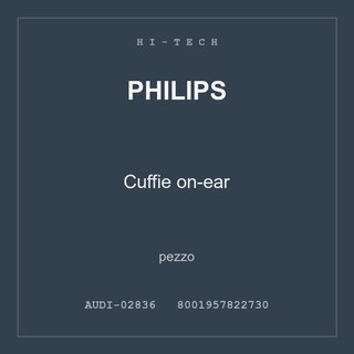 Philips Cuffie on-ear — conf. 3 pz