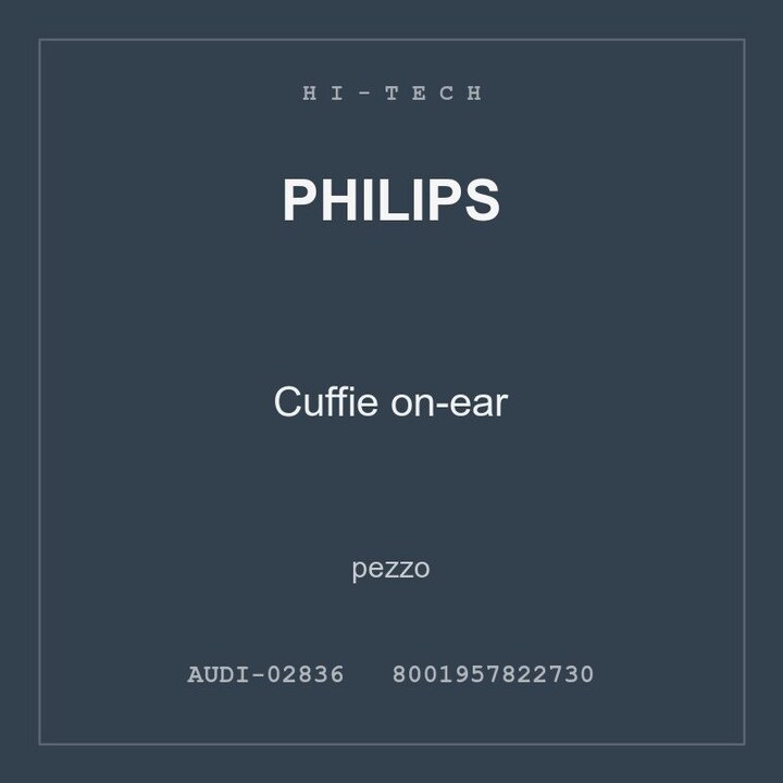 Philips Cuffie on-ear — conf. 3 pz