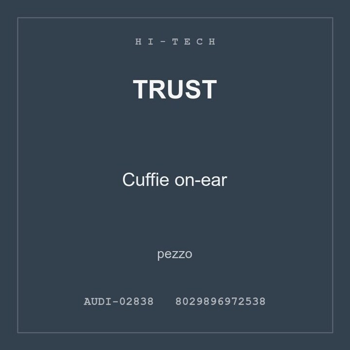 Trust Cuffie on-ear — conf. 4 pz
