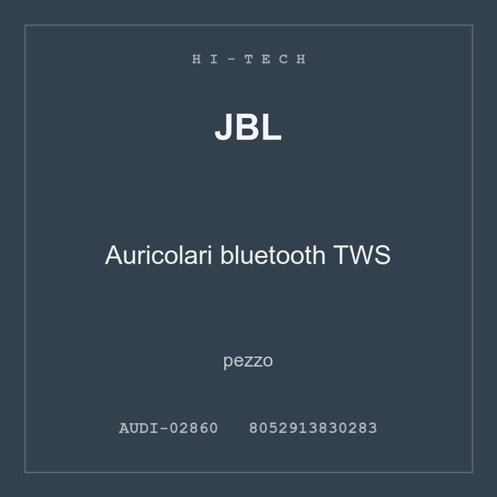 JBL Auricolari bluetooth TWS — conf. 2 pz