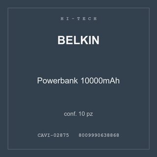 Belkin Powerbank 10000mAh — conf. 10 pz