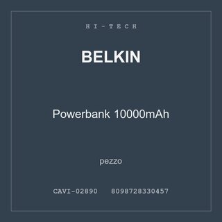 Belkin Powerbank 10000mAh — pezzo