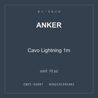 Anker Cavo Lightning 1m — conf. 5 pz