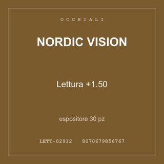 Nordic Vision Lettura +1.50 — espositore 30 pz