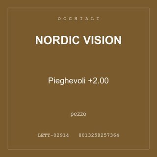 Nordic Vision Pieghevoli +2.00 — pezzo