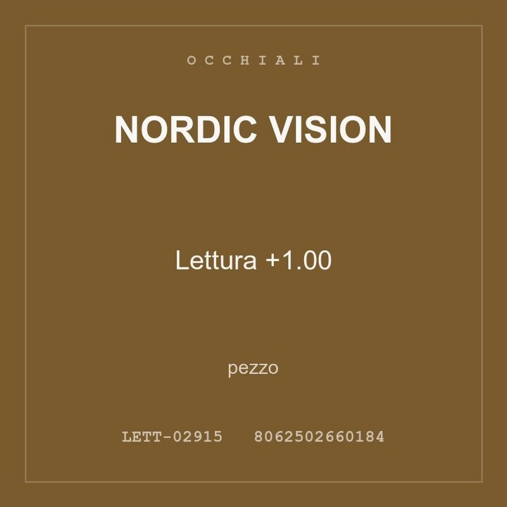Nordic Vision Lettura +1.00 — pezzo