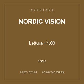 Nordic Vision Lettura +1.00 — conf. 2 pz