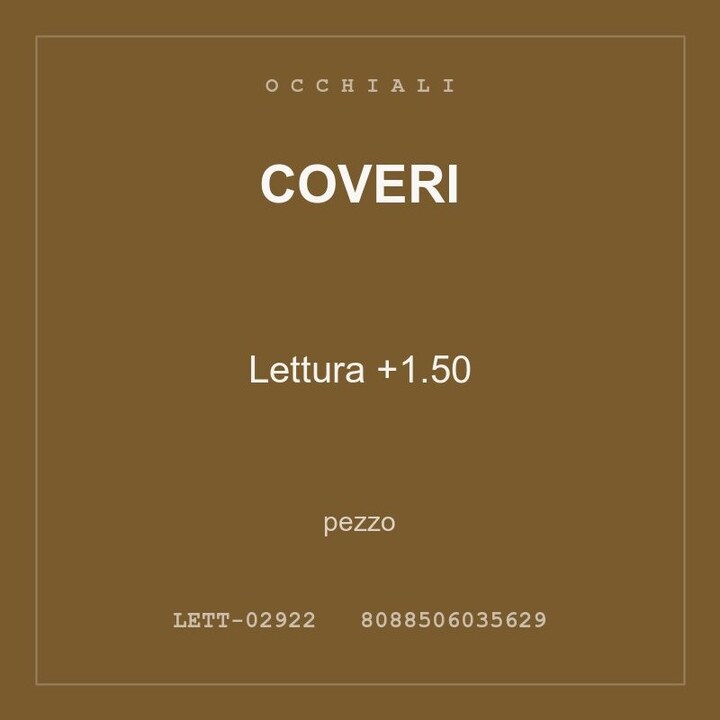 Coveri Lettura +1.50 — pezzo